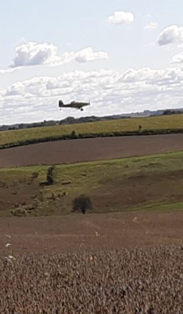 Darlington Farms aerial seeding cover crops
